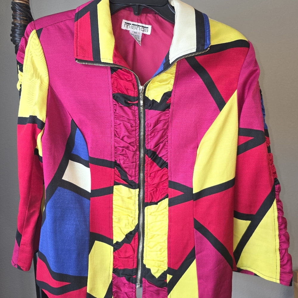 Mishca Women's Vibrant Bomber Jacket